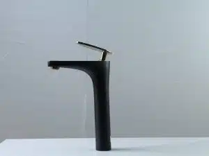 VÒI LAVABO TRÒN ĐEN TEADY V303A [20cm]