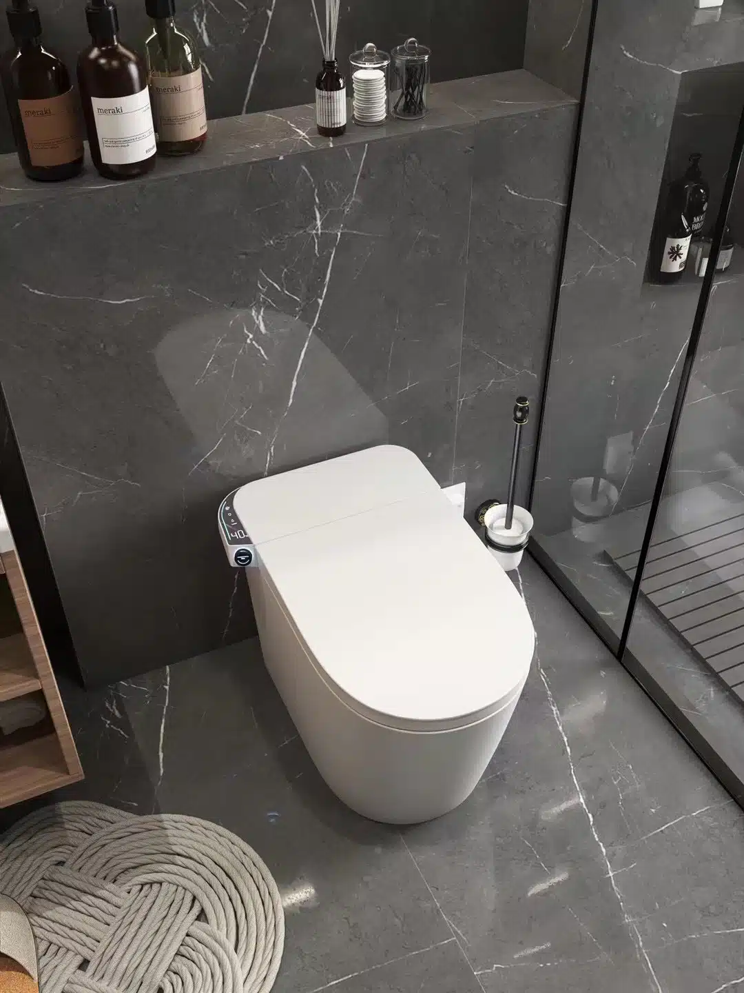 Bồn cầu thông minh KL.013 ( Có két nước)
