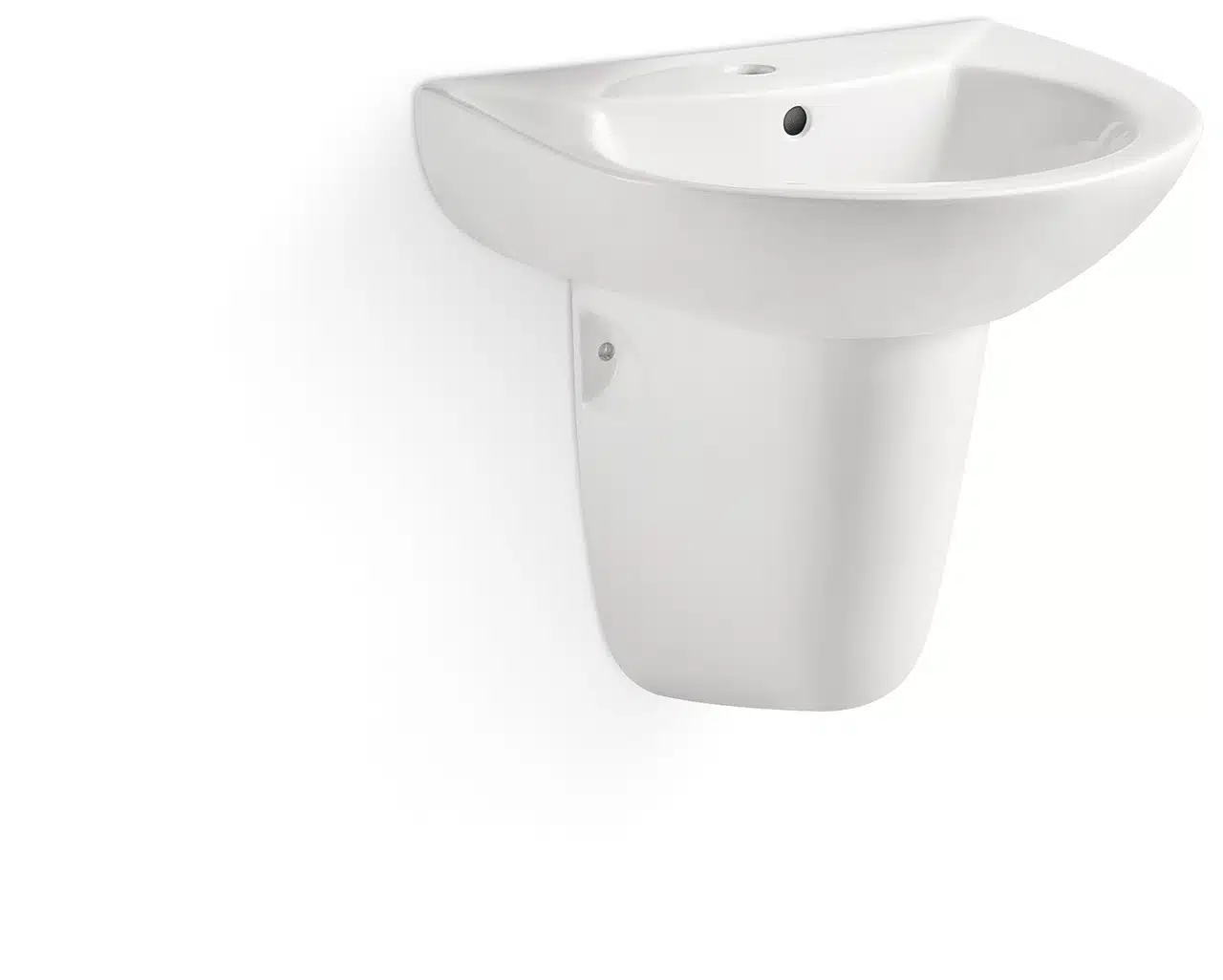 Lavabo treo tường liền chân cao cấp LVC-2202G