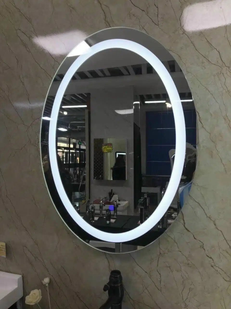 Gương LED Elip