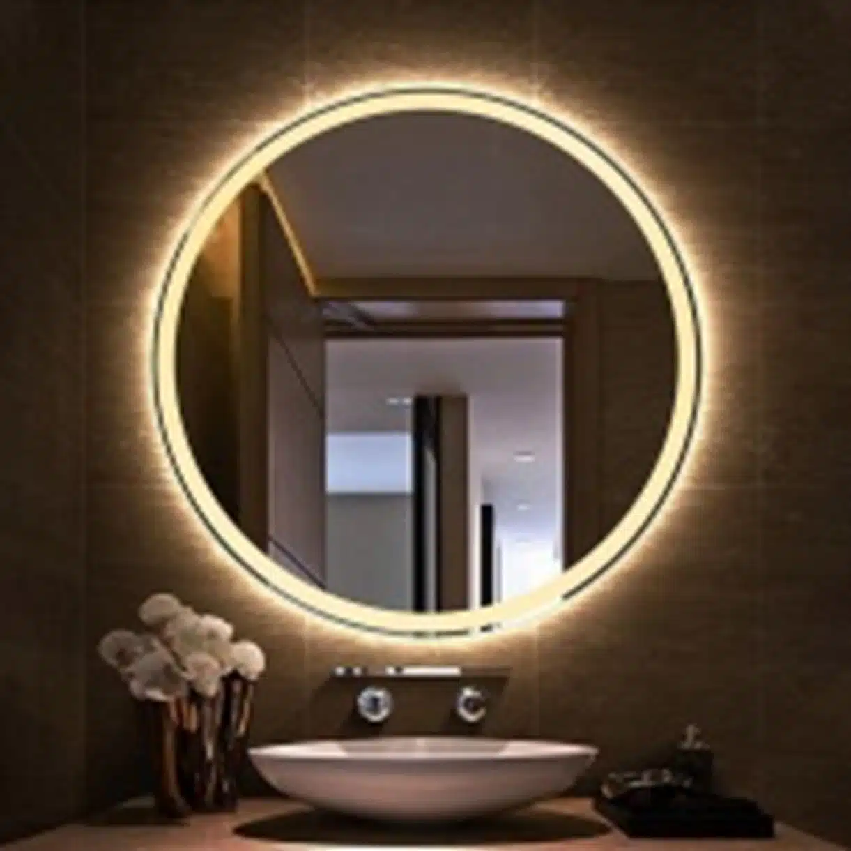 Gương led tròn 60x60