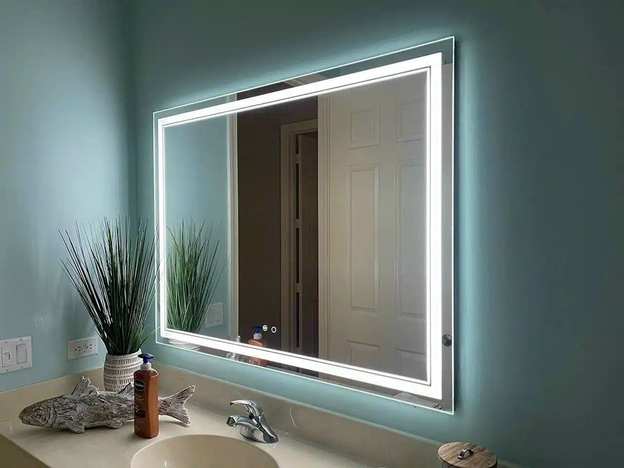 GƯƠNG LED NGANG 80X60