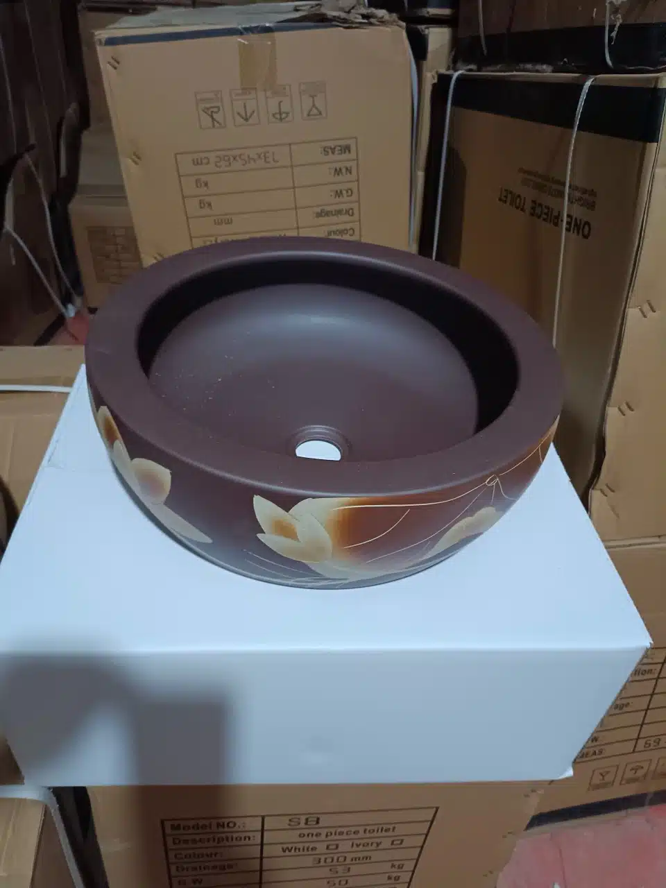 Chậu lavabo dương bàn cao cấp KH.129